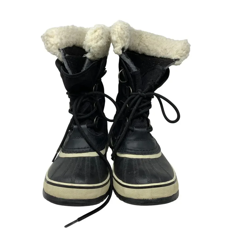 Sorel Tivoli II NL1495-011 Womens US 7 Black Waterproof Winter Snow Boots